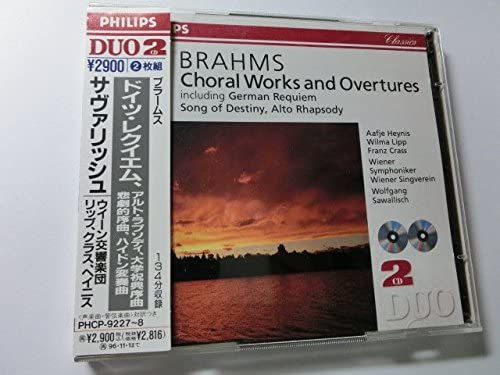 

CD LIPP (WILMA) - Brahms: A German Requiem PHCP92278 Japan Classical Used