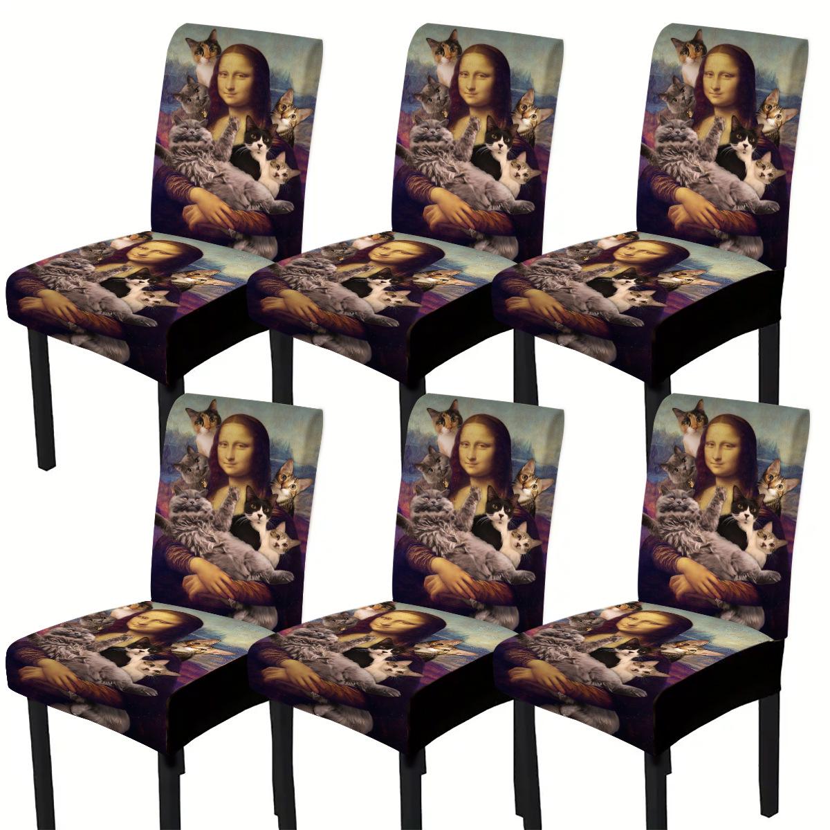 

Праздничный чехол на стул с эластичной тканью для обеденных, гостиничных или садовых стульев