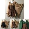 Stunning Gothic Medieval Renaissance Woodland Elf Fairy Dress For Cosplay And Parties
