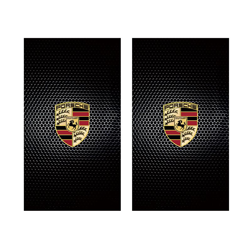 

Car Middle Column Stickers Scratch Protection Decorative Decals For Porsche Cayenne Panamera Macan 911 718 Taycan Boxster Cayman