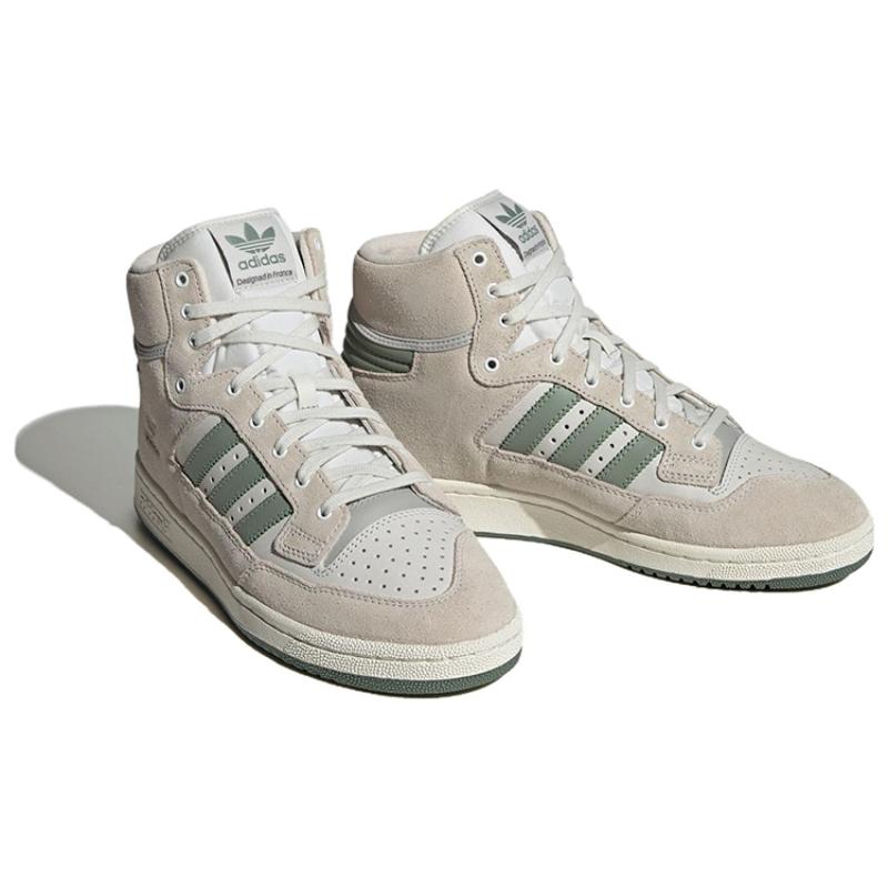 Adidas Centennial 85 Hi White Silver Green Sneakers GY2537