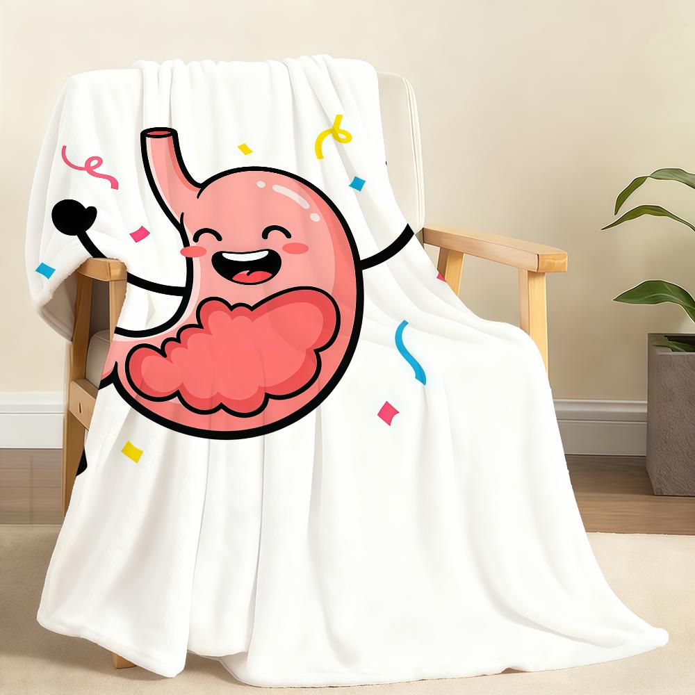 

Funny Gastroenterology Gastro Squad Blanket Soft Throw Blanket for Home Bedroom Bed Sofa Picnic Travel Office Cover Blanket Gift 150x200cm