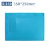 ESD Mat Heat Insulation Working Mat with Magnetic Groove Heat-Resistant Adsorption Soldering Mat Station Repair Insulator Pad
