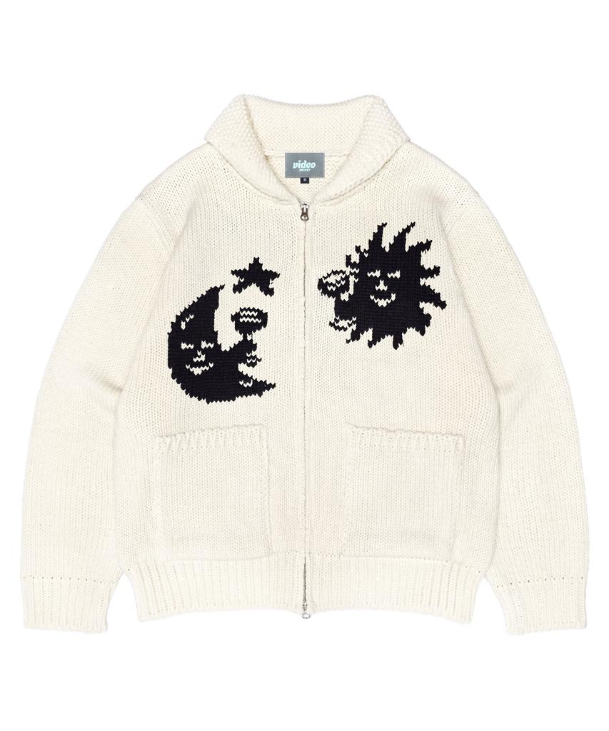 Video Jockey From Sun To Moon Cowichan Cardigan [Ivory]