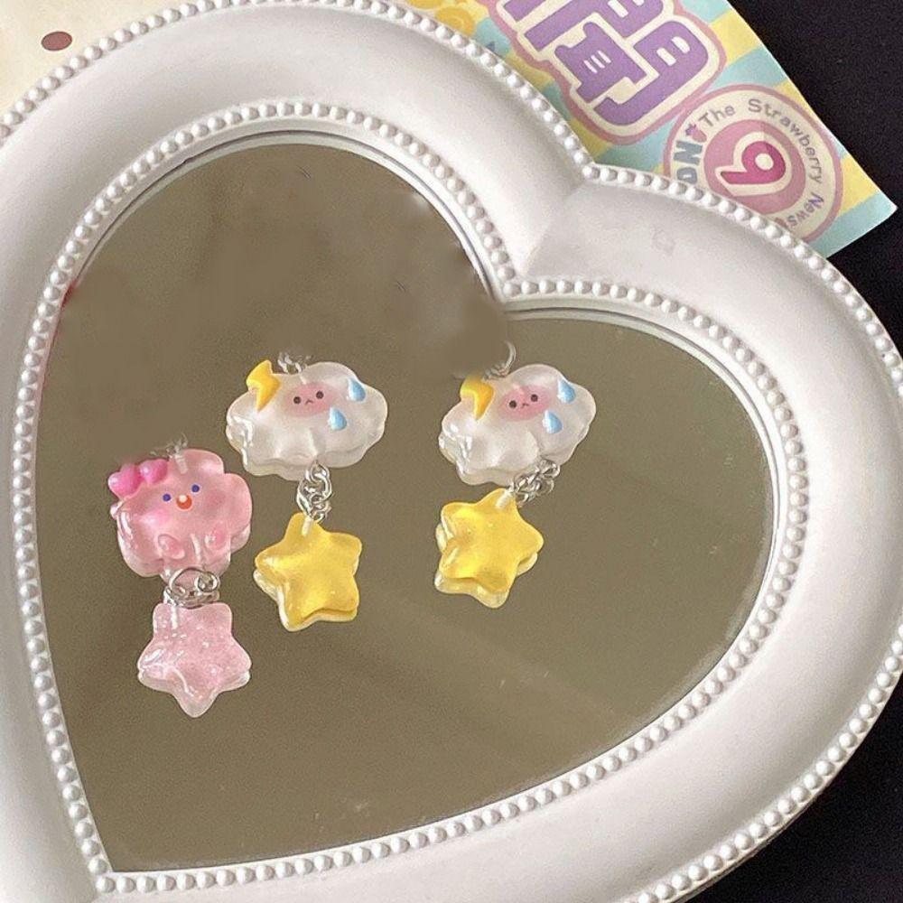 Stern Harz Wolken Handyketten Koreanischer Stil Bonbonfarbe Handyband Taschenzubehör