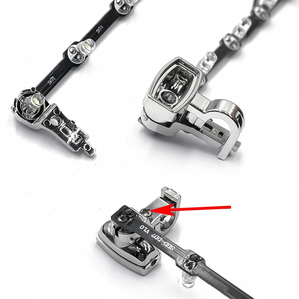 TRZX 5-LED White Spotlight Roof Headlight for 1/14 Scale Tamiya Scania 770S 6x4 56368 8x4 56371 RC Trucks