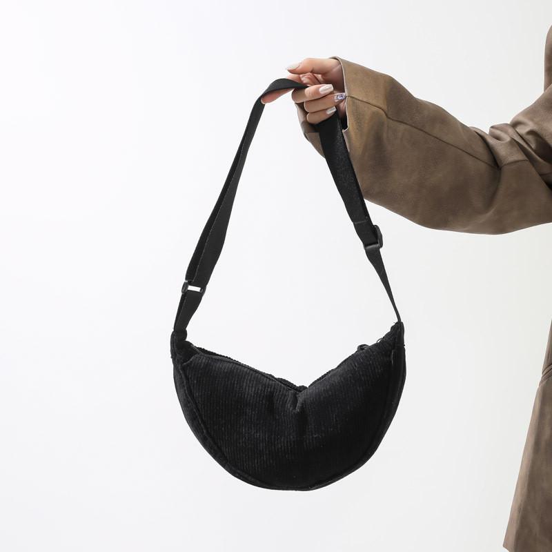 Corduroy Duffelbag im Urban Style mit Reißverschluss für den täglichen Gebrauch