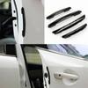 4Pcs Decorative Car Door Anti-collision Stickers Universal Car Door Edge Guards  Driving