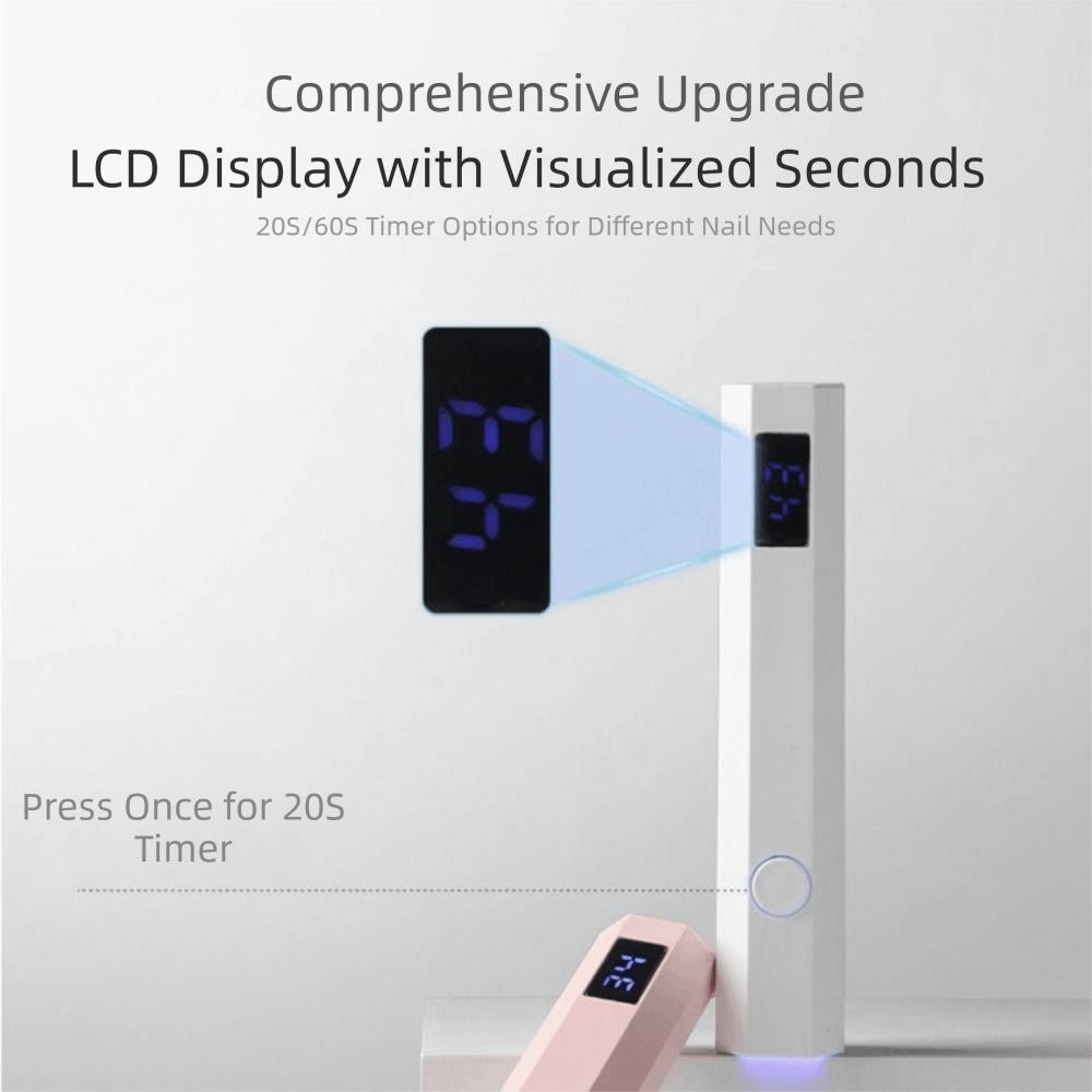 One-Inch Manicure Lamp Stand One-Hole Wearable Heating Lamp  For Attaching Nail Polish