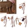 Fashionable Food Shape Keychain Bag Ornament Compact Decorative Keyring Bags Accessories Suitable For Various Occasion