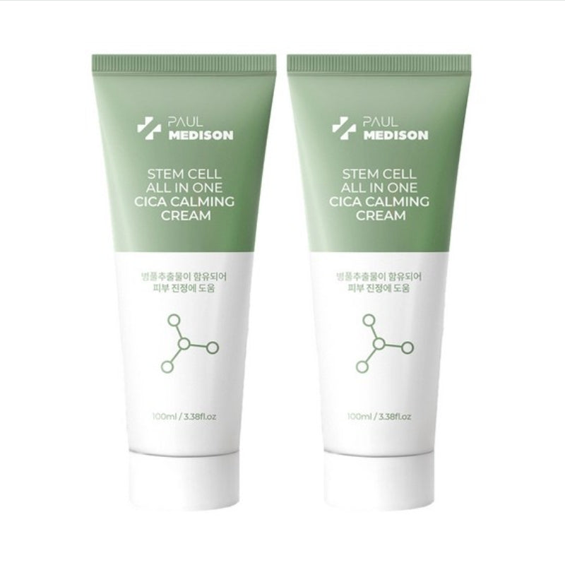 Paul Medison Stem Cell All In One Cica Calming Cream 100ml*1Pc/2Pcs