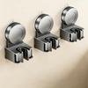 No-drill Suction Cup Wall Mount Mop Holder Broom Storage Clip