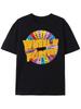 1pc Wheel of Fortune Retro Classic TV Show Logo Men'S Black T-Shirt