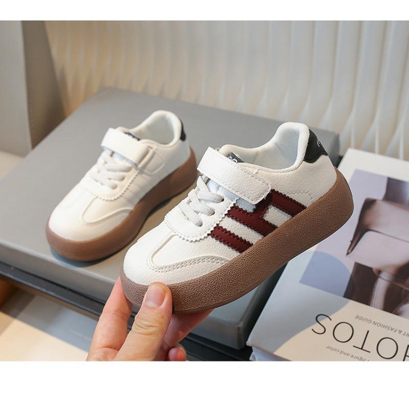 Unisex Kids Boys Girls Simple Style Low Top Thick Sole Casual Sports Sneakers