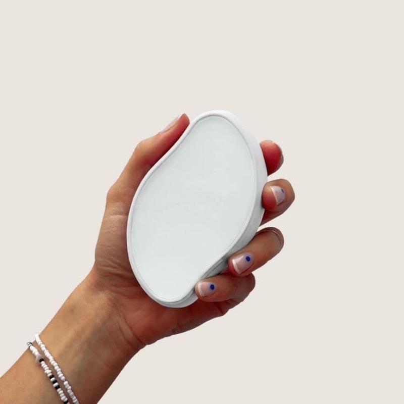 Crystal Hair Eraser - Removedor de pelos indolor para mulheres e homens, braços, pernas e costas, esfoliação suave portátil, reutilizável e lavável