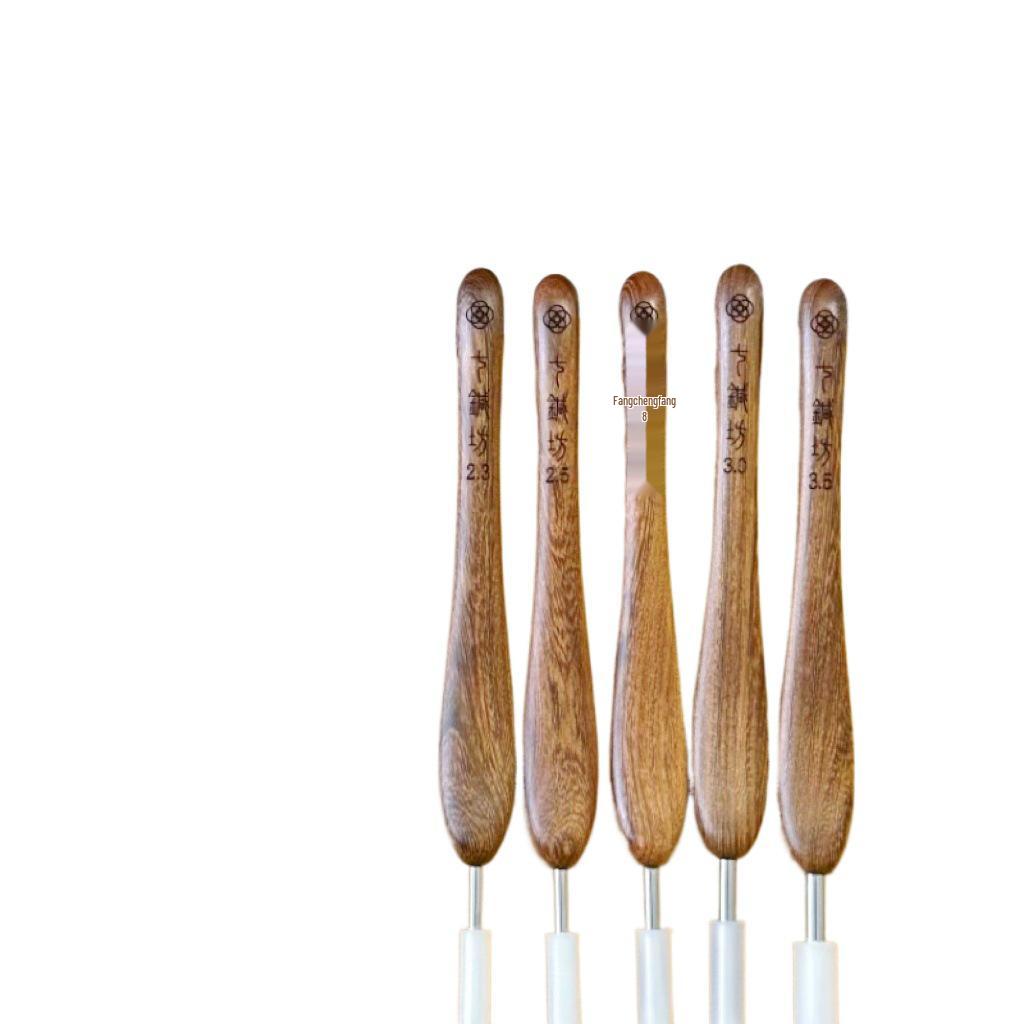 Handmade Wool Crochet & Knitting Tools: Ox Horn Wood Circular Needles