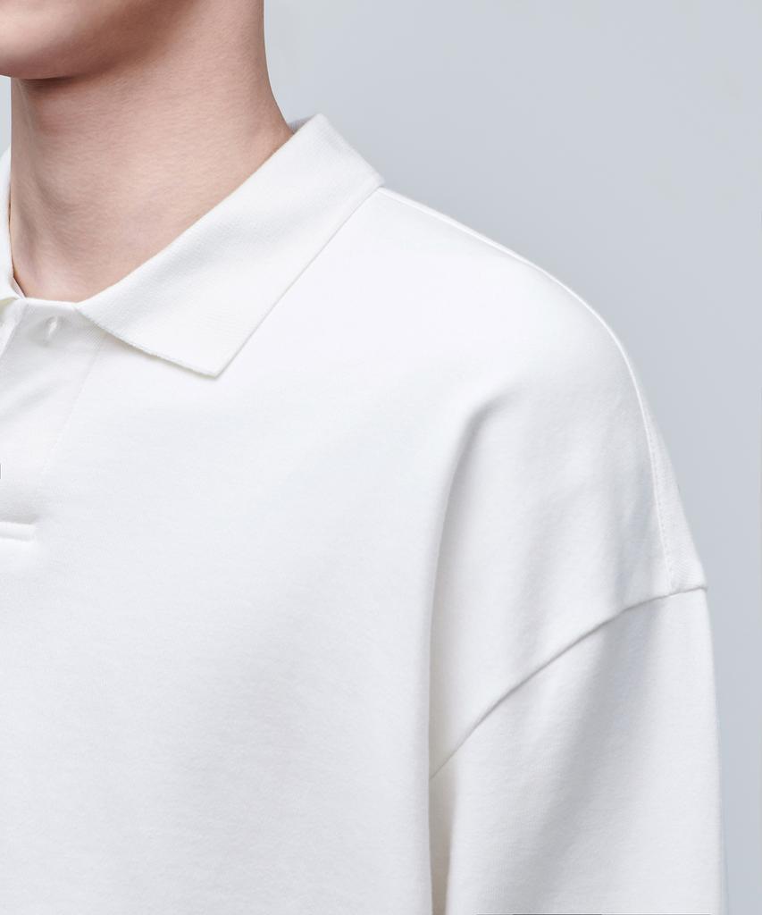 Musinsa Standard Oversized Collared Sweatshirt [Cream]