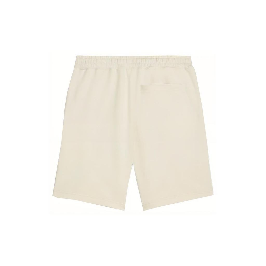 Puma Ptc Series Handwritten Letter Print Design Lace-Up Mid-Rise Casual Shorts Men shorts Beige 624729-87