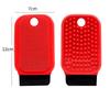Double-sided TPR Dish Cleaning Brush Heat Resistant Non-Scratch Multi-Functional Scrubber for Kitchen Dishes Pots Fruits Sink