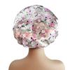 1 Stück Damen Satin Bonnet Elastisches breites Band Nachtschlafmütze Haarausfall-Abdeckung Kopfwickel Lockiges Federndes Haar Schönheit Chemo Cap Pflege