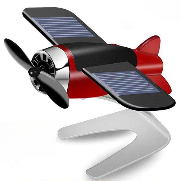 

Солнечный аромадиффузор, моделирование самолета, украшение автомобиля, алюминиевый сплав, вращающийся самолет, автомобильные аксессуары красный