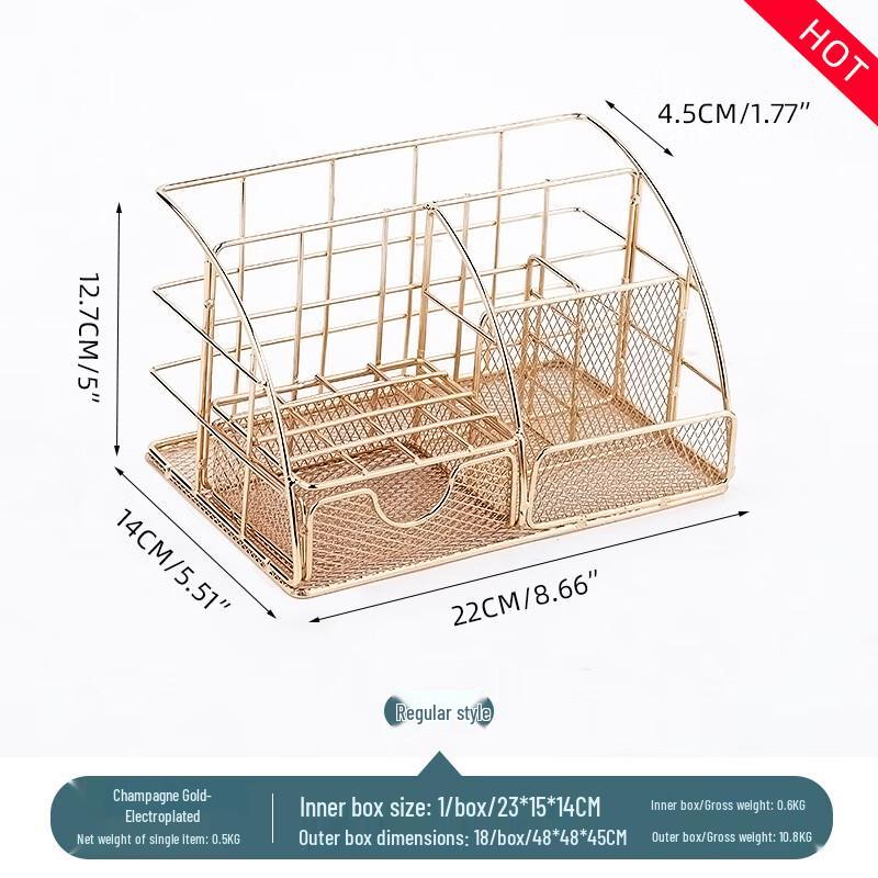 Nordic Metal Desktop Organizer