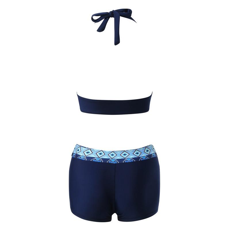 Swimsuit Split Two-piece Swimsuit Boxers Straps Bikini Conservative Swimsuit Swimsuit Cross
