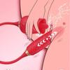 Licking Vibrator G Spot Clitoral Nipple Stimulator Massager Thrusting Dildo 2 In 1 Sex Toy for Women Adult Products