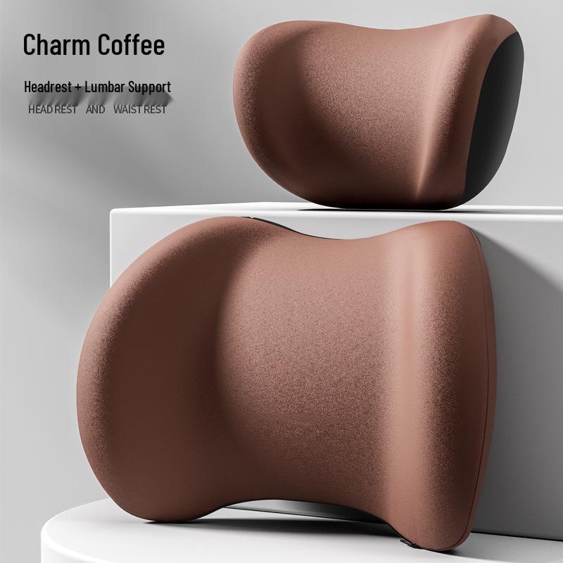 Universelles Memory-Foam-Autositzkissen - Nacken- und Lendenwirbelstütze für alle Jahreszeiten