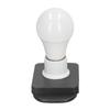 LED Bulb with Battery Adapter 700LM 7W E27 Cordless Lamp Bulb Portable Work Bulb 12‑60V