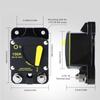 High Amperage Circuit Breaker with Manual Reset for Use in Car Motorhomes Boats Solar Installations Corrosion Resistant