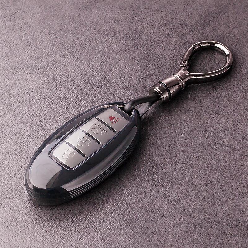 Nissan Sylphy 06-22 Key Case - Premium Smart Edition Protective Shell with 1.6L Car Buckle Chain