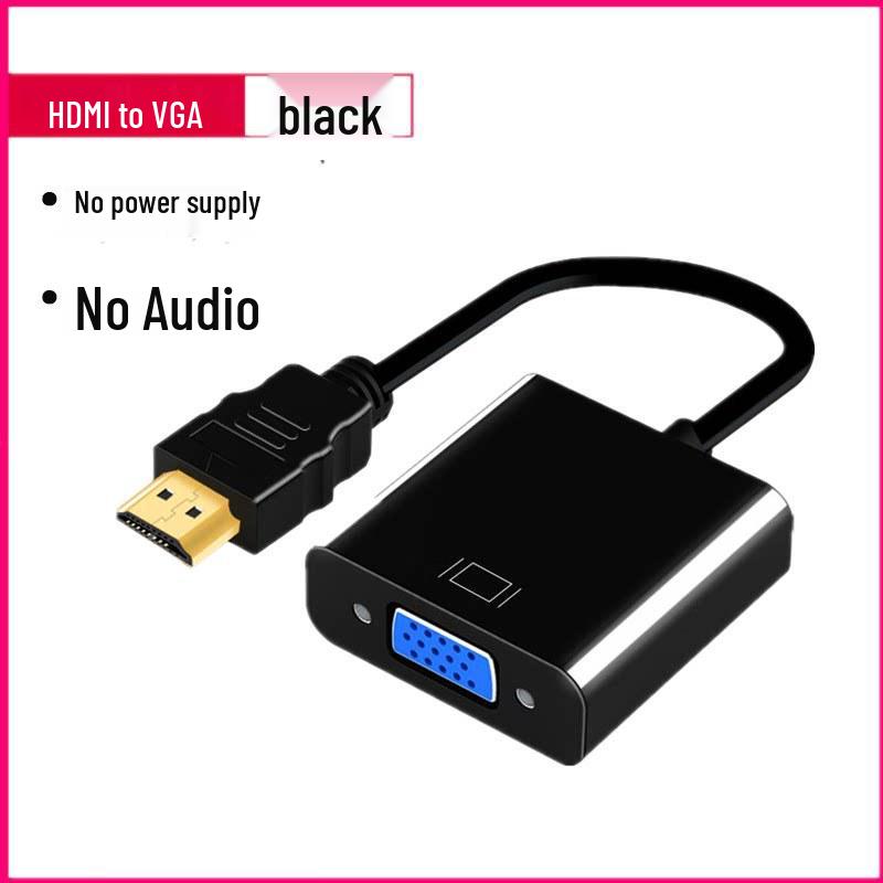 HDMI to VGA Converter Adapter Cable for Computers and Projectors