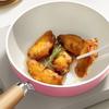 Wutuo Mini Flat-Bottom Iron Stir-Fry Pan with Lid, 24cm