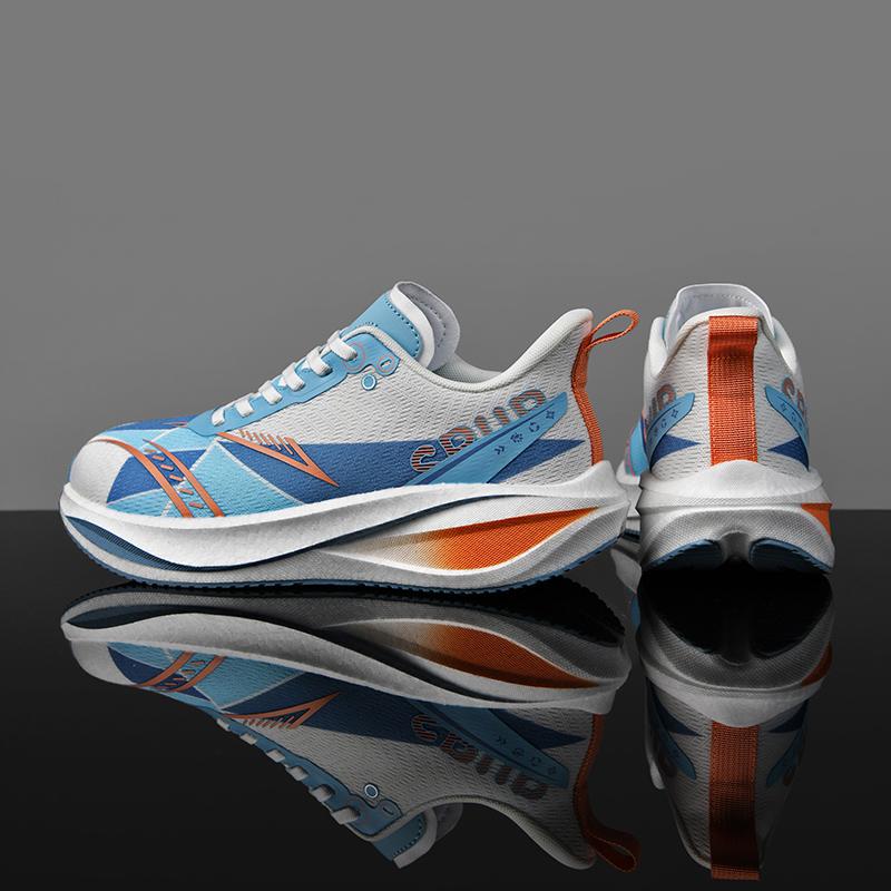 Men's racing running shoes four season new soft-sole comfort casual sneakers fashion student breathable light speed sports shoes