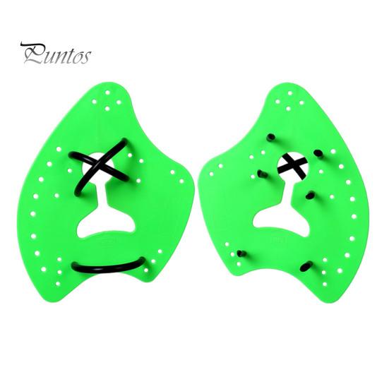 

1 пара ручных весла для плавания с отверстиями для силиконового ремешка, профессиональные дети, взрослые, начинающие, тренировочные ласты для фристайла, аксессуары для плавания на коленях S