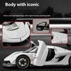 1:32 KNSG Jesko Supercar Racing Alloy Metal Diecast Model Car Sound & Light Desktop Trendy Ornament Birthday Gifts For Boyfirend