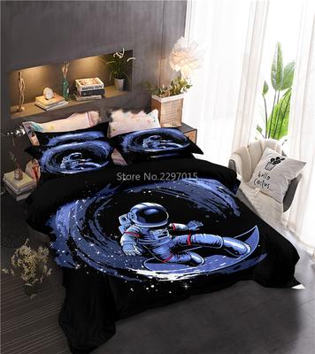 Universe Astronaut Printed Bedding Set 3d Duvet Cover Pillowcase 2/3pcs Twin Full Queen King Size Bedclothes Home Textile Gifts