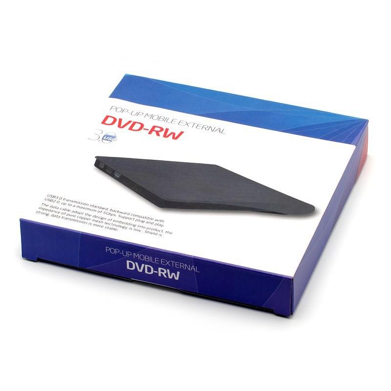 USB-C & USB Dual Interface CD/DVD Drive for Laptop/Desktop with Brushed Finish