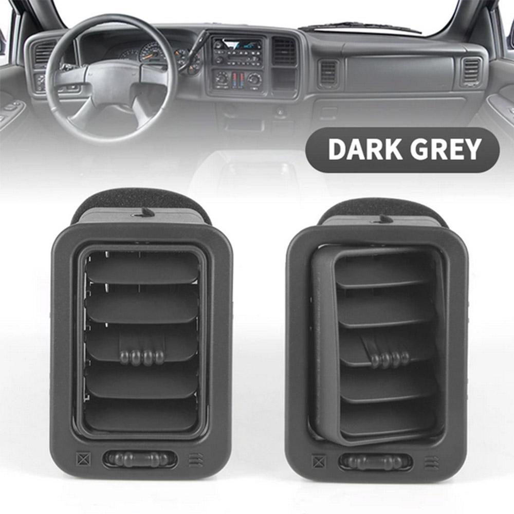 2pcs 15176085 Dark Grey Right Side Air Conditioning Outlet for Chevrolet