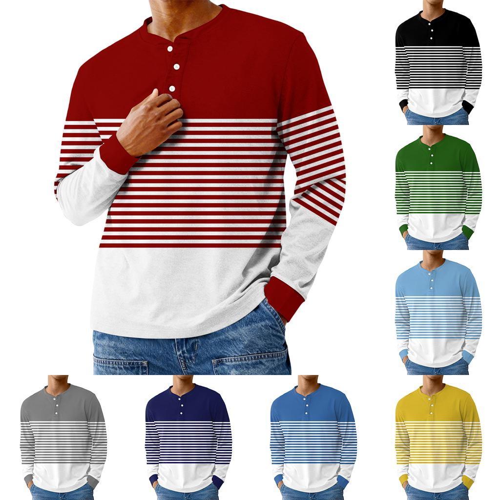 Men's Casual Oversized Button-Down Shirt With Long Sleeves