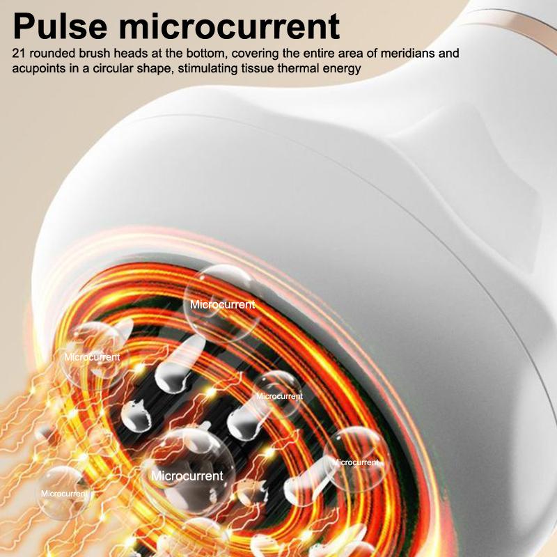 Electric  Massager Warm Moxibustion Guasha Tool Wireless  Compress Body Scraping Physiotherapy Back Face Massage