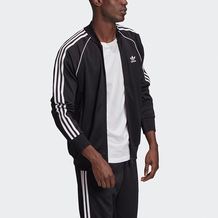 Adidas Primeblue SST Track Jacket Black/White Men Streetwear GF0198