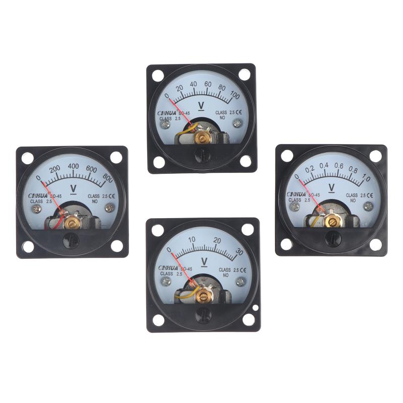 So-45 Analog Dc 1V-800V Voltmeter Sensitive Pointer Accurate Display Long Service Life For Electrical Testing Industrial Project