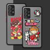 Phone Cover Case for Samsung Galaxy A35 A52S A72 A73 A33 A53 A14 A23 A16 A15 A17 A52 A34 A36 A56 A55 A54 Cartoon Cute Character