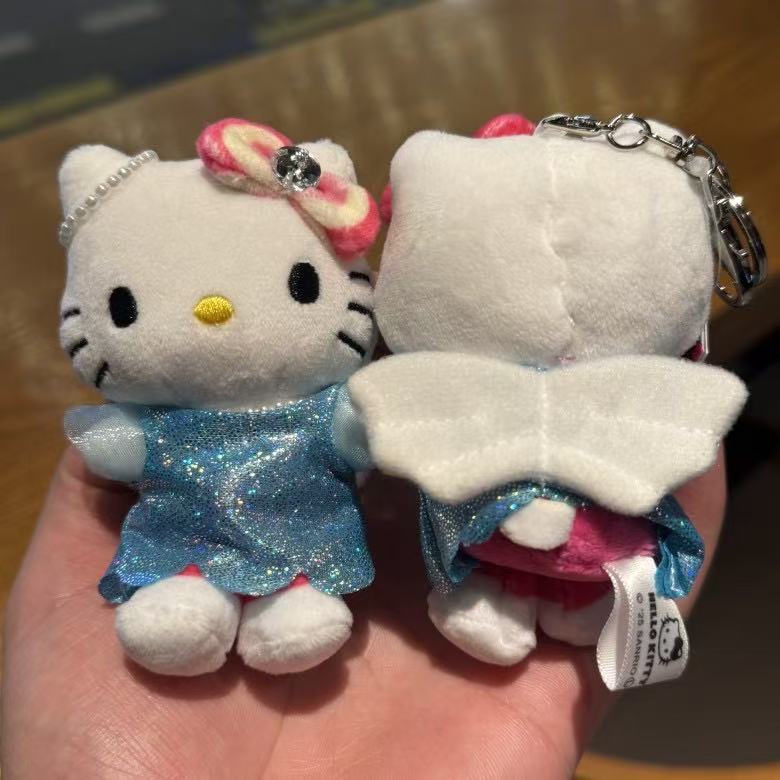Pink Leopard Print Bikini Dark Skin kitten Plush Dolls Keychains Cartoon JK Uniform Kitty Plush Accessories Bag Pendant