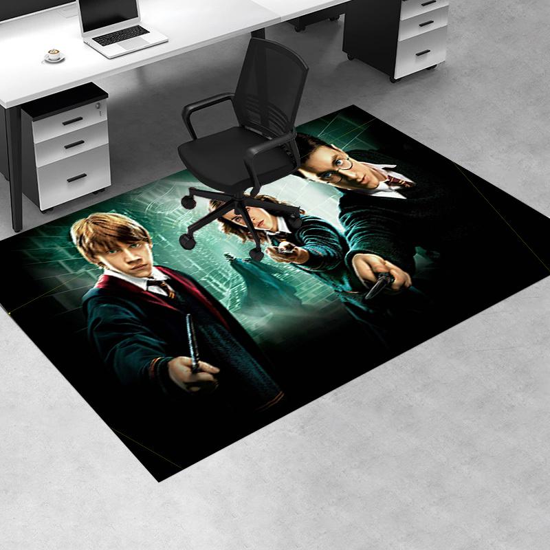

Harry Potter and the Deathly Hallows Part 2 Poster Print Office Mat Home Decor Office Desk Chair Rugs Chair Carpet for office Chair Mat Gift 60cm by 90cm