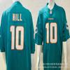 Miami Dolphins Football Jersey 10 13 17 Tagovailoa Legend Embroidery Sports Team Uniform Men Women