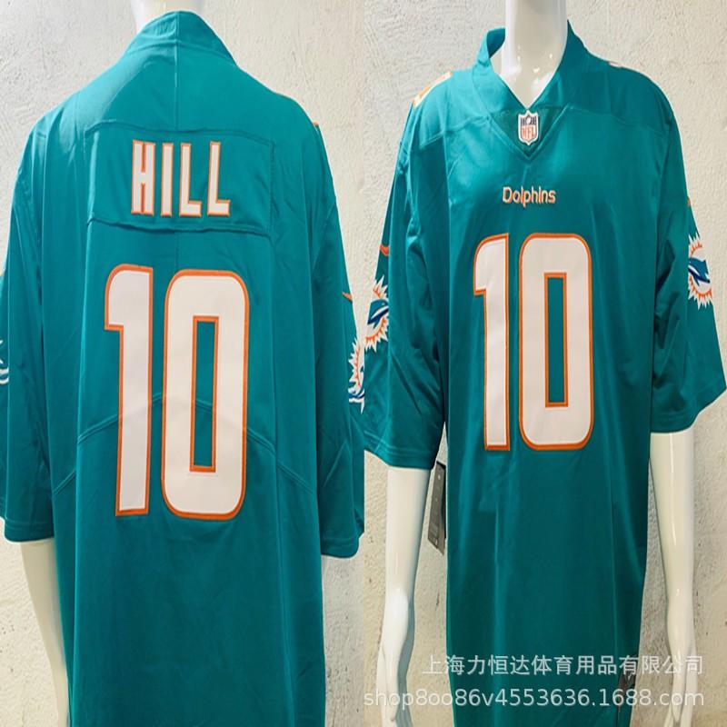 Miami Dolphins Football Jersey 10 13 17 Tagovailoa Legend Embroidery Sports Team Uniform Men Women