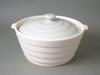 Yaemon Kiln Daikei Only Bowl, All-Purpose Cooking Pot, Oven, and Microwave Safe, Lightweight and Easy To Use, Arita Ware, Ivory, HJ-05